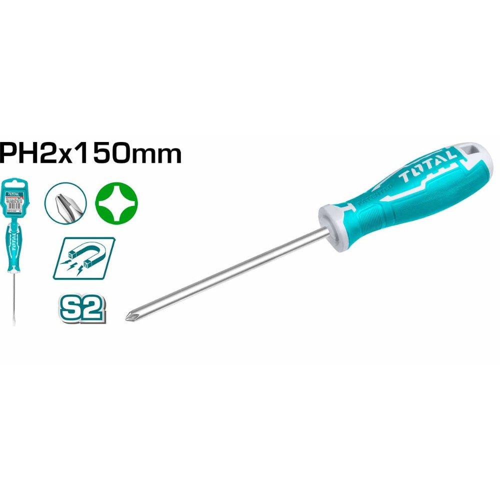THT26PH2150 _مفك كاوتش صليبة 2×150مم توتال