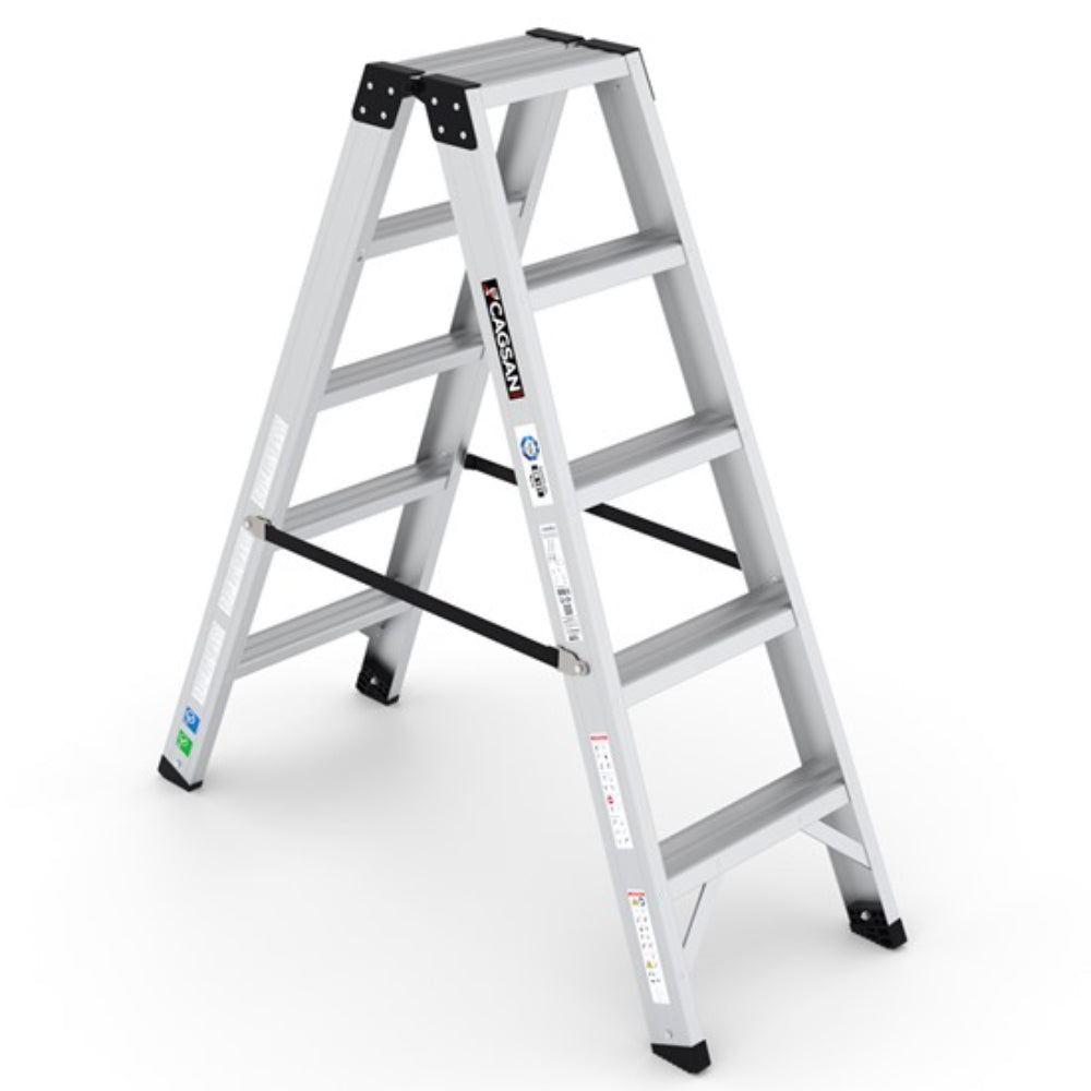 EVR-PRO5 EVEREST PRO DOUBLE SIDE ALUMINIUM LADDERS STEP   5   Double Side Aluminium Ladders