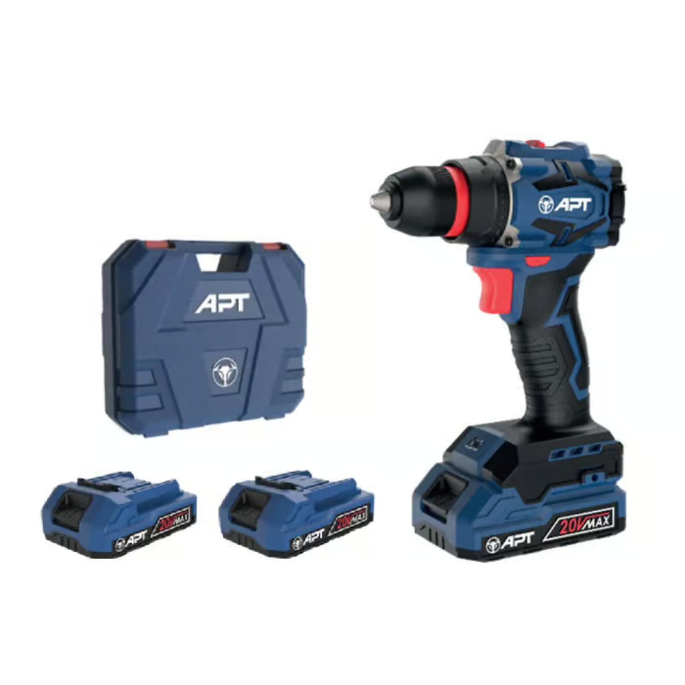 DW0614045- 2.0x2BMC شنيور 13مم ظرف معدن 20 فولت 50 نيوتن/متر 2 بطاريه 2.0 امبير شنطه بلاستيك براشلسيس