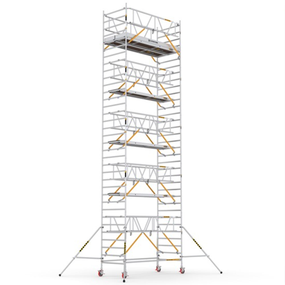 ULN895_SD_(300) UltraTUBE_LN_SD_(300) - PROFESSIONAL ALUMINIUM SCAFFOLDINGS EN 1004  Platform H.   8.95 m.   10.95 m. Working Height  Aluminium Scaffolding