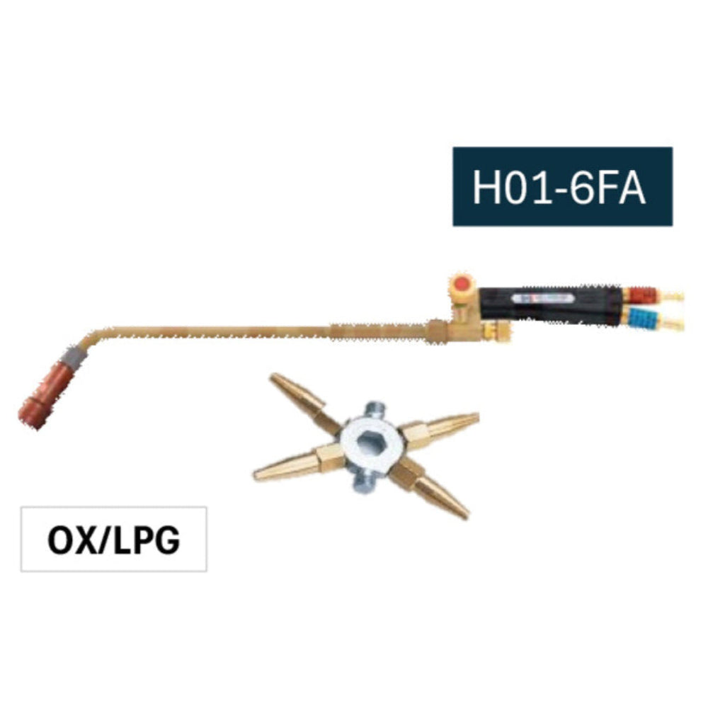 H01-6FA  OX/LPG  لمبة لحام زيرو 5 بك يد زرقاء