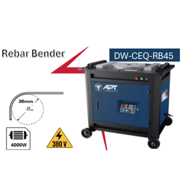 DW-CEQ-RB45 ثنايه حديد تسليح كهرباء 36 مم 380 فولت 4000 وات