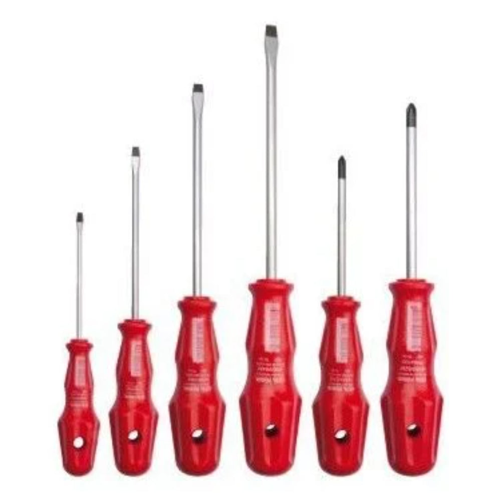F99D-601  6 Piece C-PLUS Screwdriver Set - Slotted/Phillips ( Diamond Tip )