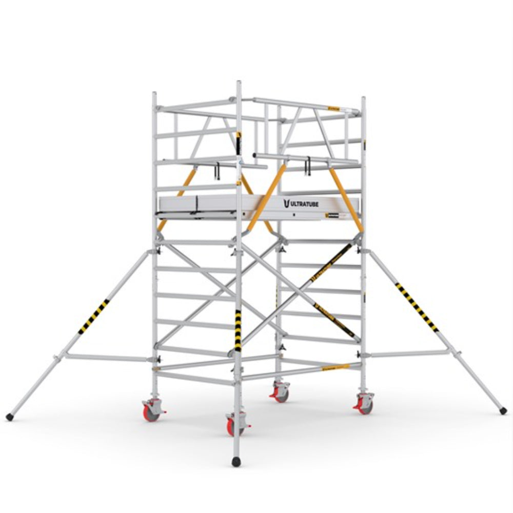 ULN225_SG_(180) UltraTUBE_LN_SG_(180) - PROFESSIONAL ALUMINIUM SCAFFOLDINGS EN 1004 Platform H.  2.25 m.   4.25 m. Working Height  Aluminium Scaffolding