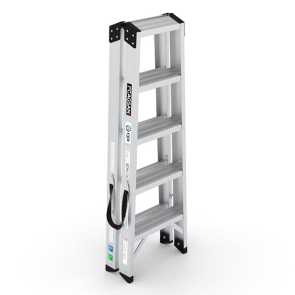 EVR-PRO5 EVEREST PRO DOUBLE SIDE ALUMINIUM LADDERS STEP   5   Double Side Aluminium Ladders