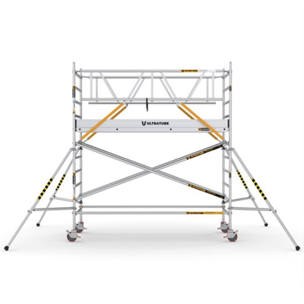 ULN225_SD_(240) UltraTUBE_LN_SD_(240) - PROFESSIONAL ALUMINIUM SCAFFOLDINGS EN 1004 Platform H.   2.25 m.  4.25 m. Working Height   Aluminium Scaffolding