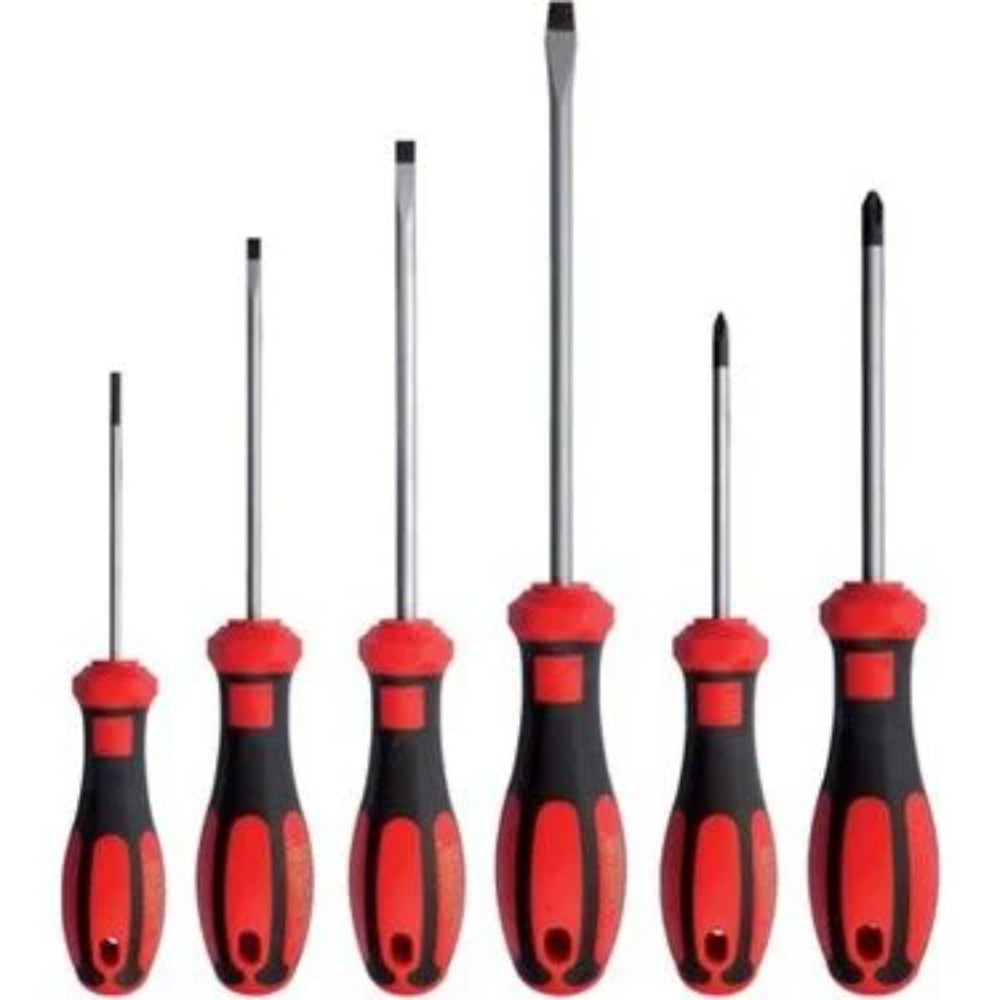 F99D-602  6 Piece C-PLUS Screwdriver Set - Slotted/Pozidriv ( Diamond Tip )