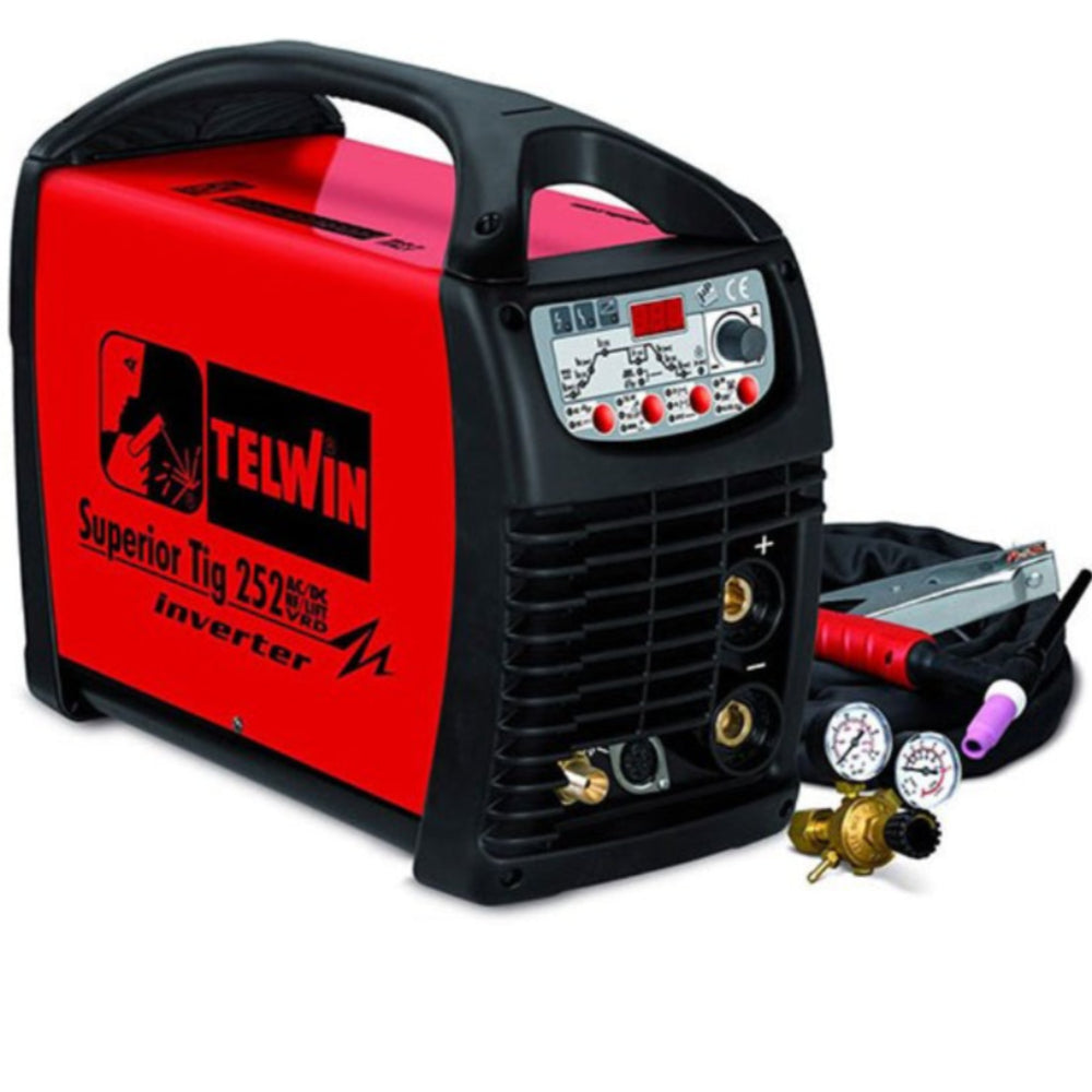 SuperiorTIG 252 AC/DC HF/LIFTAQUA 816119  ماكينة لحام ديجيتال 3 فاز 250 أمبير مياه