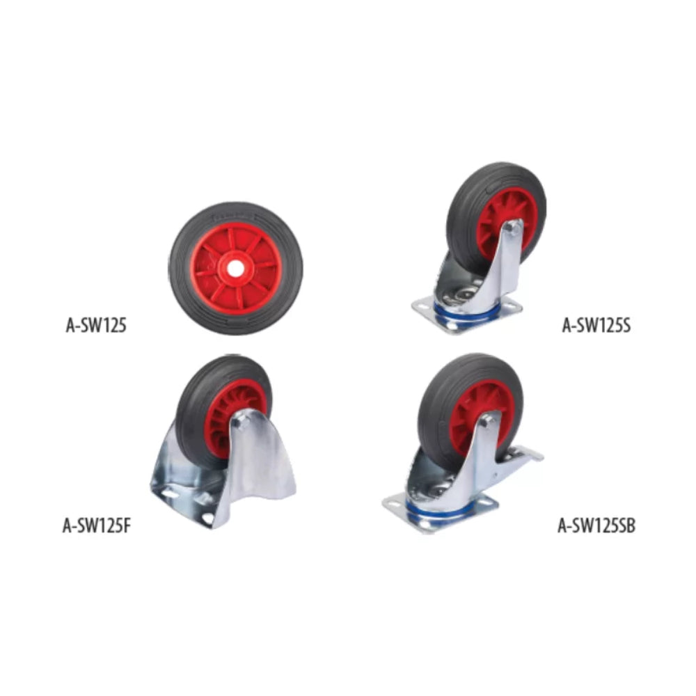 A-SW125  Wheel ( Only ) -  Ø 125 ( for GT-MAX. GT-PLUS Series and A03-ID)