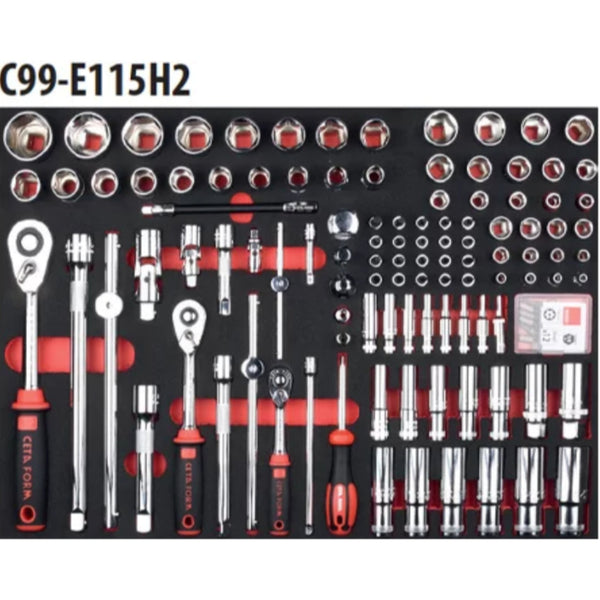 A50CR-293  293 Piece AUTO MAXI Automotive Tool Kit ( Contents Only)
