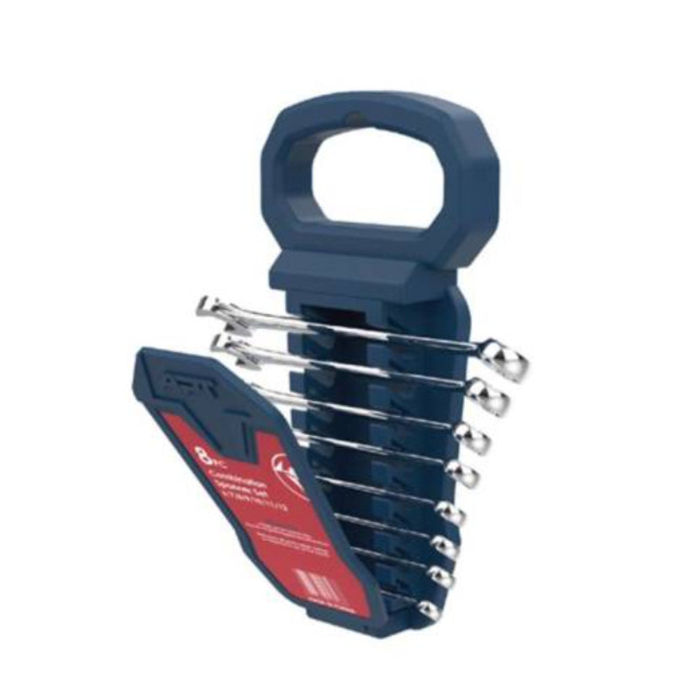 AH321407-Set8 طقم مفتاح بلدى مشرشر راتشه 8 ق  8 مم-22 مم كروم فانديوم