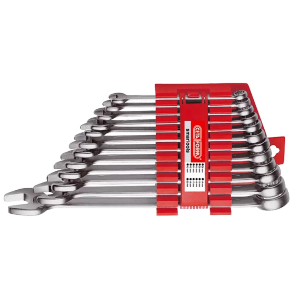 B01-P12 12 Piece Combination Wrench Set  in Plastic Holder