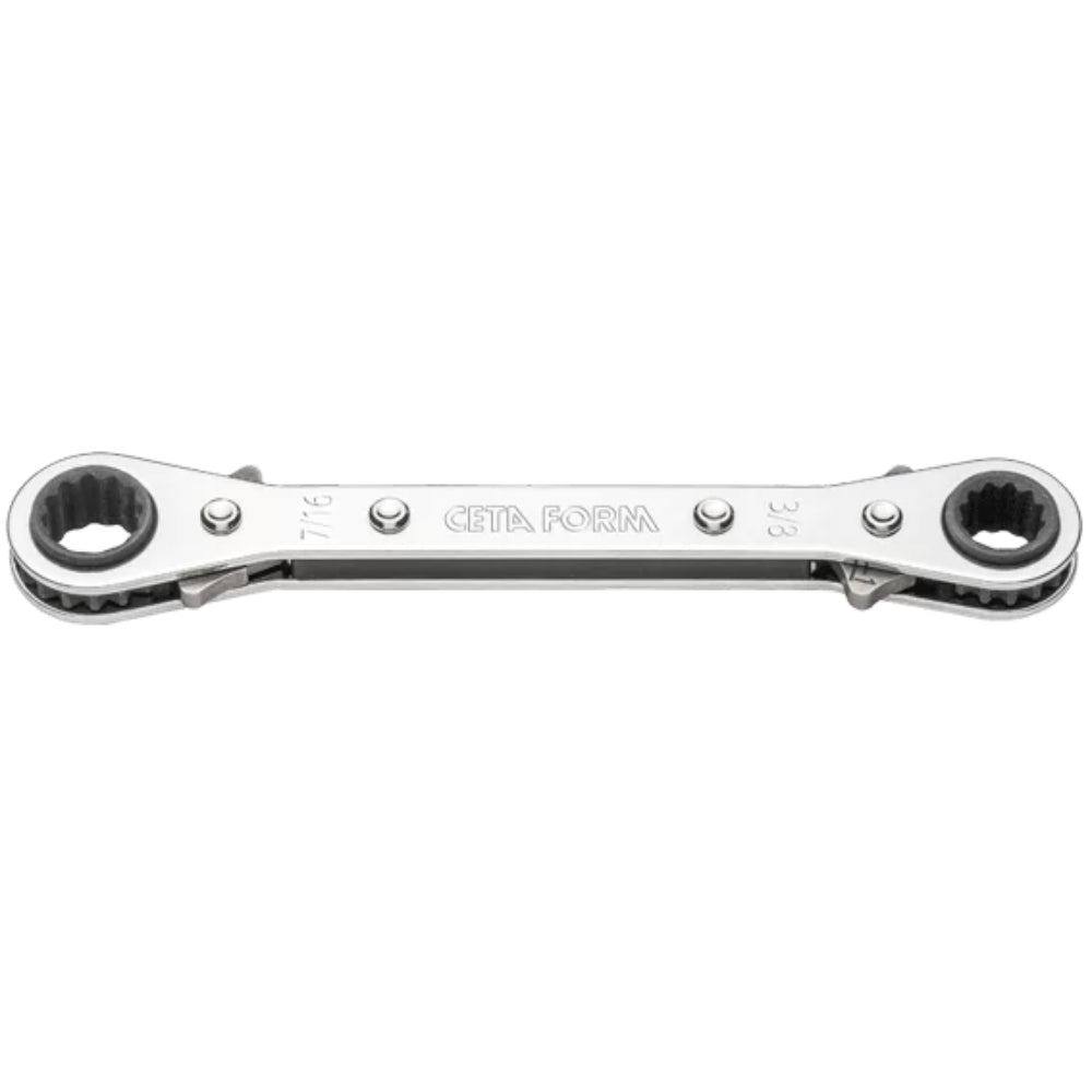 B07A-0102  Ratchet Ring Wrench  Straight  - 1/4  x5/16