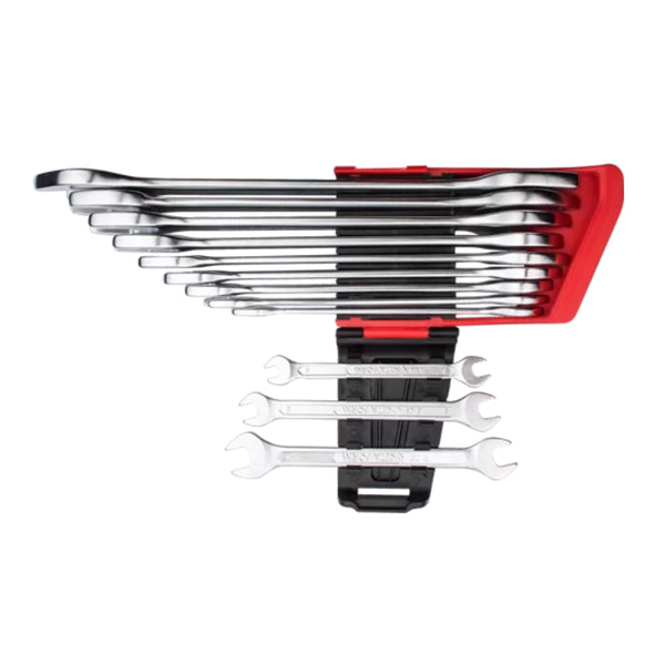 B09-P12 12 Pc. Double Open End Wrench Set - Long Type ( in Plastic Holder)