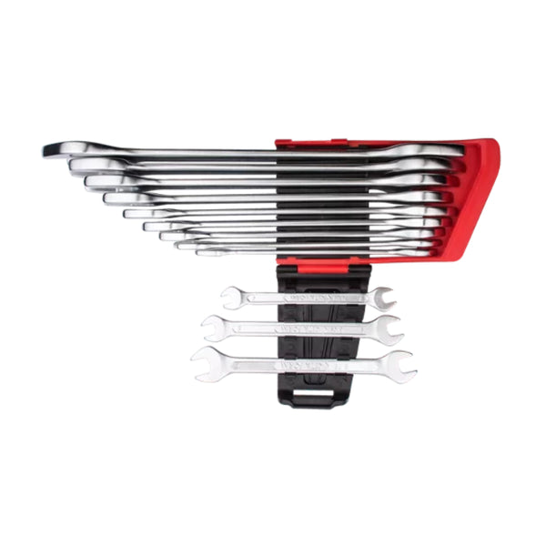 B10-P12 12 Pc. Double Open End Wrench Set ( Shot Type ) -in Plastic Holder