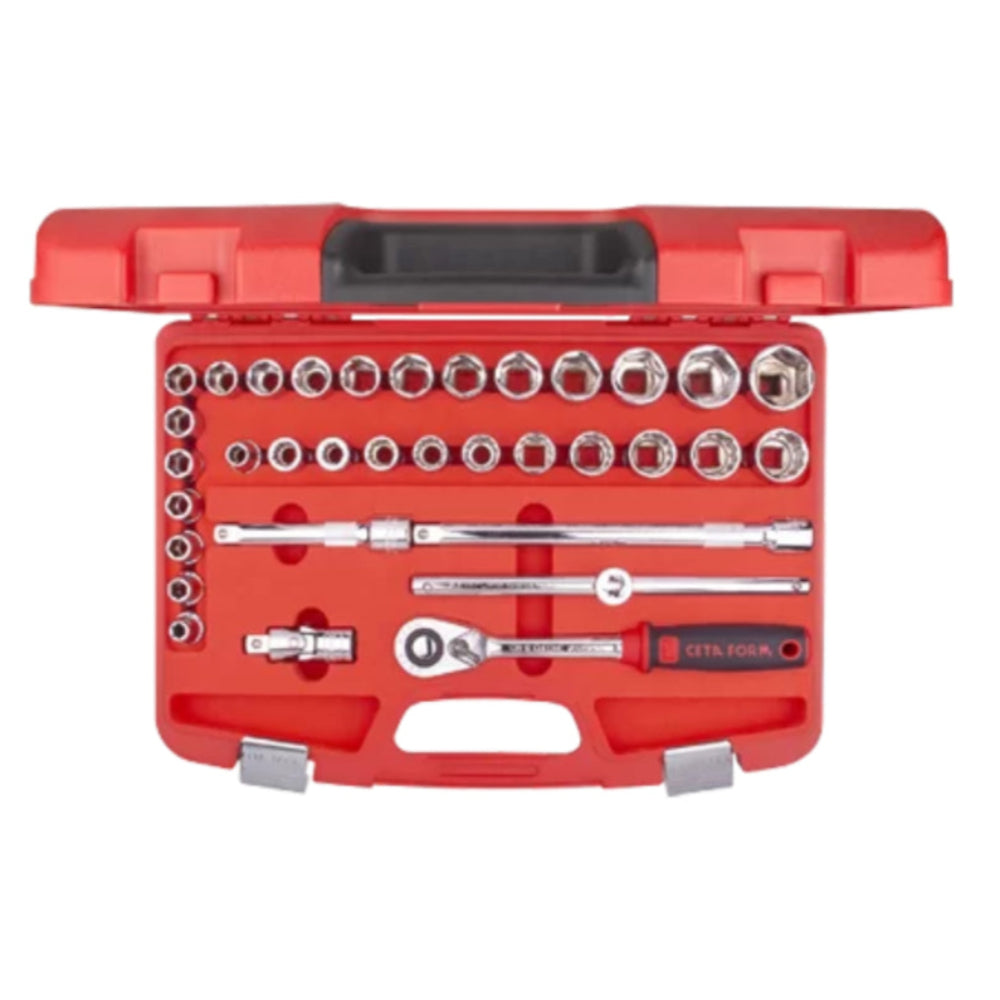 C20A-34PM2  34 Piece 1/2بوصة  Drive Socket Set / Metric - SAE