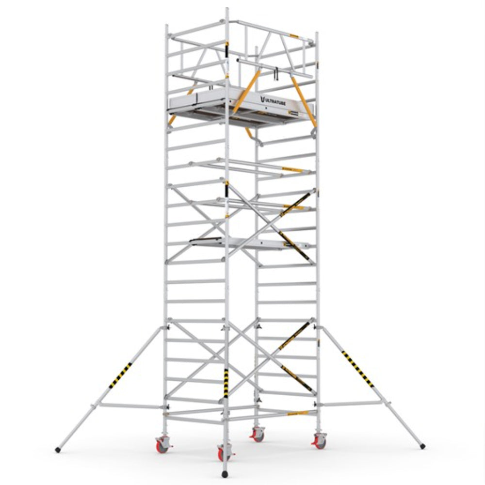 ULN505_SG_(180) UltraTUBE_LN_SG_(180) - PROFESSIONAL ALUMINIUM SCAFFOLDINGS EN 1004 Platform H.   5.05 m.   7.05 m. Working Height  Aluminium Scaffolding