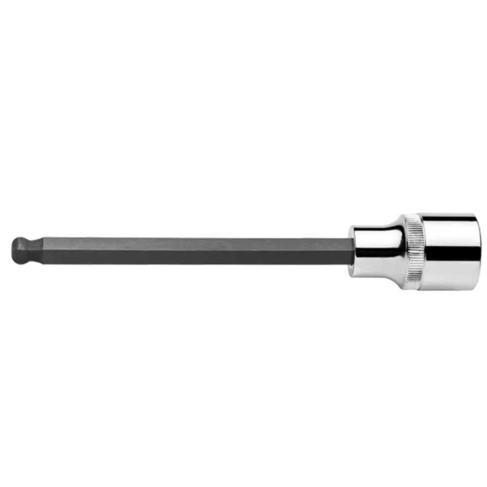 C28S-HB07XLX  1/2بوصة  Drive Ball End Hexagon Socket Bit  Extra Long   - 7 x 140 mm / Display Carded