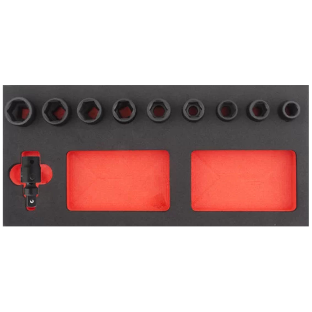 C62-E10 10 Piece 1/2بوصة Drive Impact Socket Set