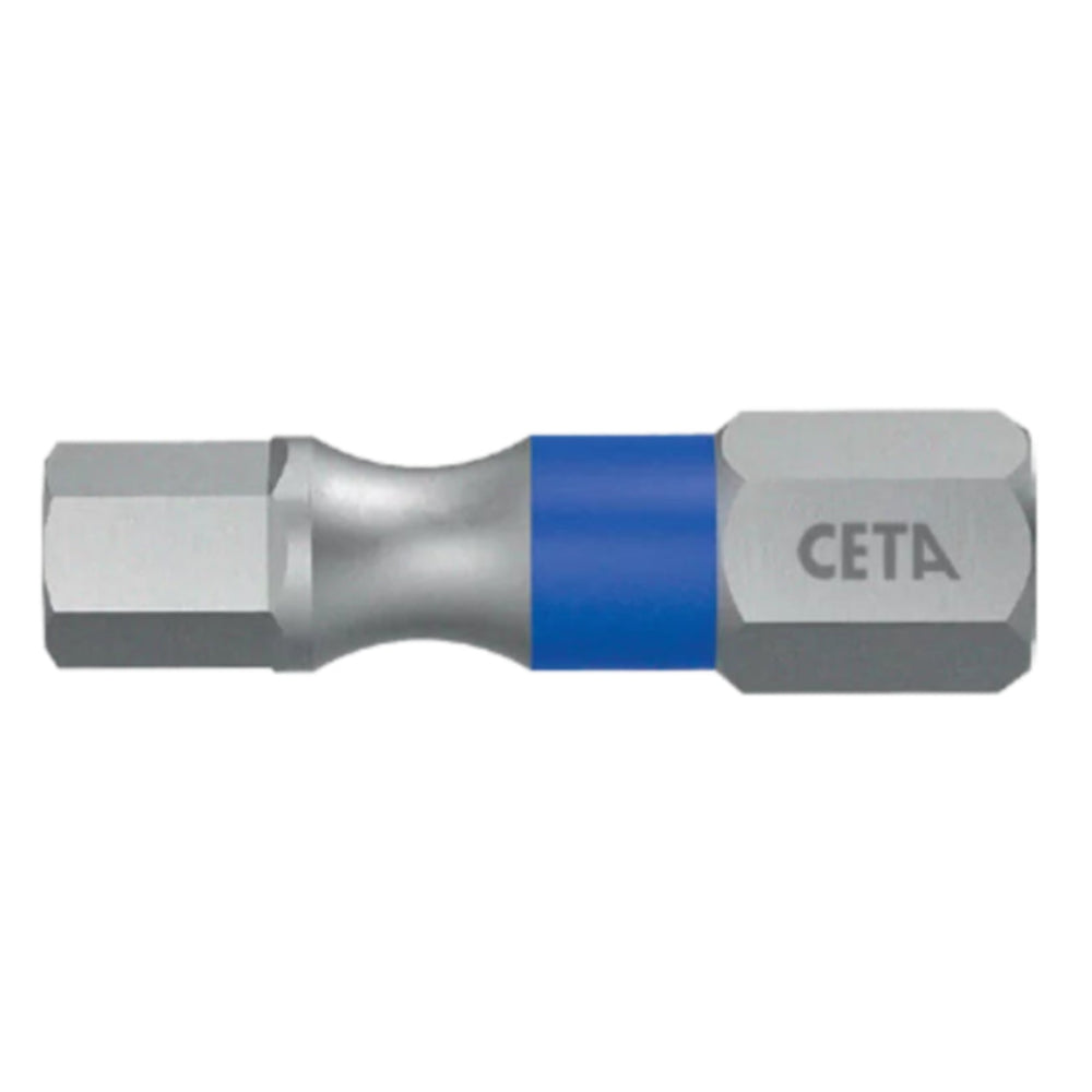 CB/1825TC 1/4" Hexagon Insert Bit  Color Coded  - 2.5x25 mm