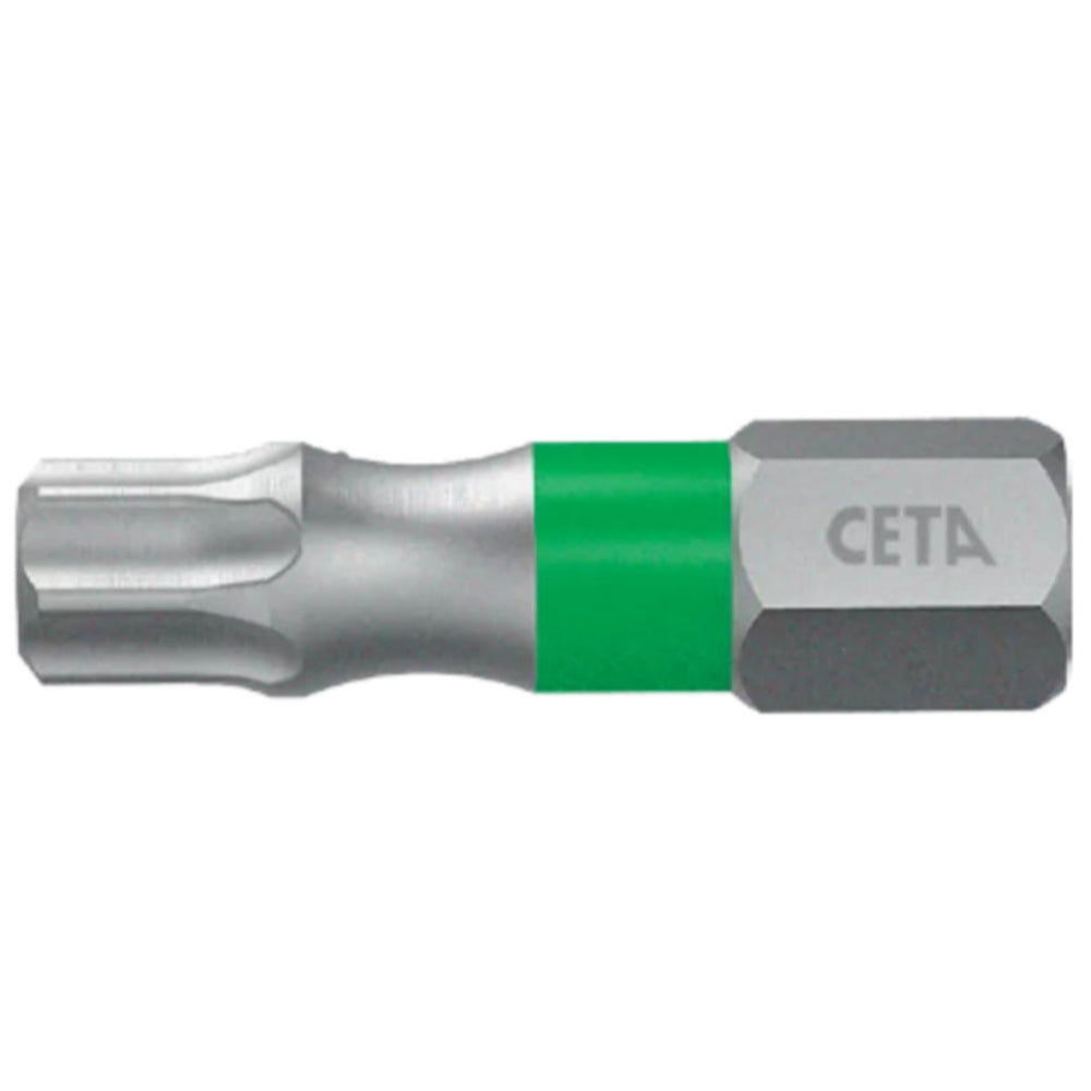 CB/811TC 1/4" TORX Insert Bit ( Color Coded ) - T30x25 mm