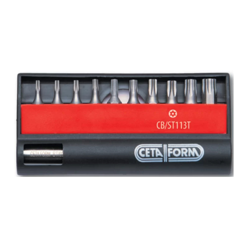 CB/ST113T 11 Piece TORX Tamper Proof Bit Set With Magnetic Bits holder