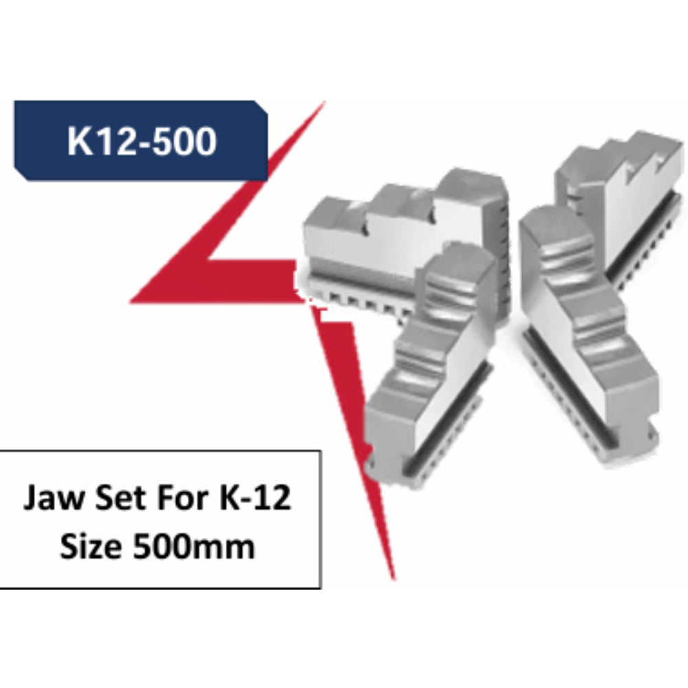 K12-500 طقم لقم ظرف مخرطة 4 لقم 500 مم