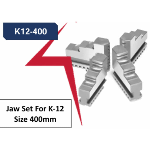 K12-400-100 طقم لقم  ظرف مخرطة 4 لقمة 400 مم