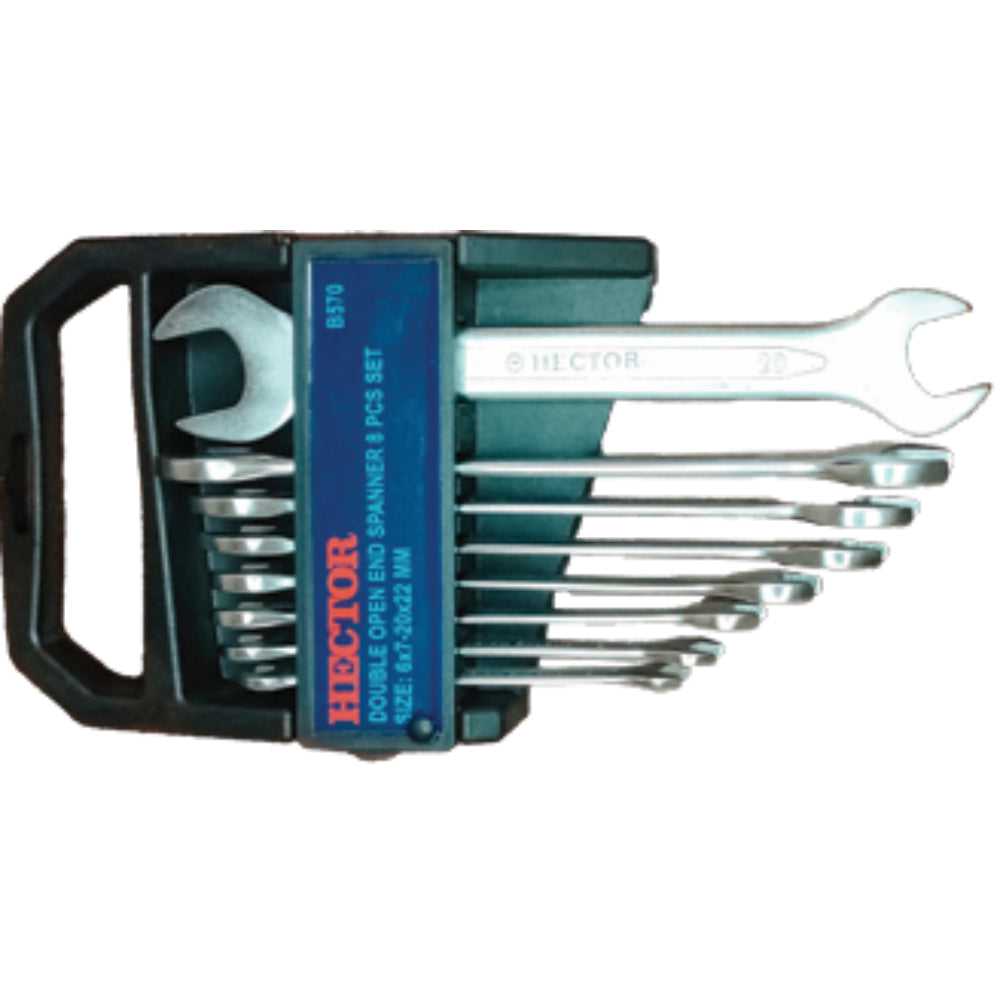 B570  6 x 7 - 20 x2 2 طقم مفتاح بلدي 8 قطع مقاسات من