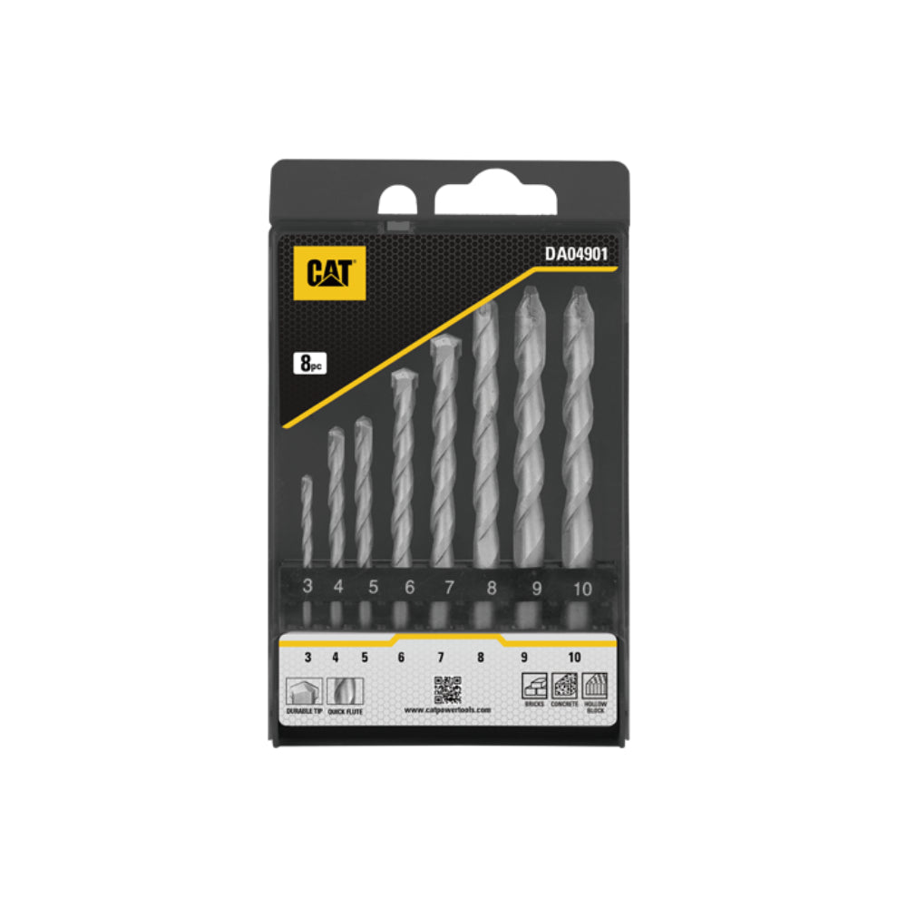 DA04901 ( 8PCS ) طقم بنط شنيور للخرسانة