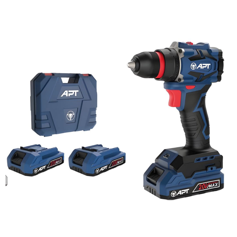 DW0611045- 2.0x2BMC شنيور 10مم ظرف معدن 20 فولت 50 نيوتن/متر 2 بطاريه 2.0 امبير شنطه بلاستيك براشلسيس