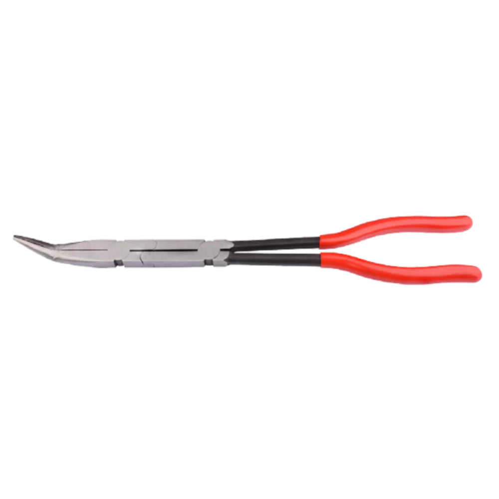 E16XL-340  Extra Long Bent Nose Pliers ( Double Fulcrum ) - 340 mm