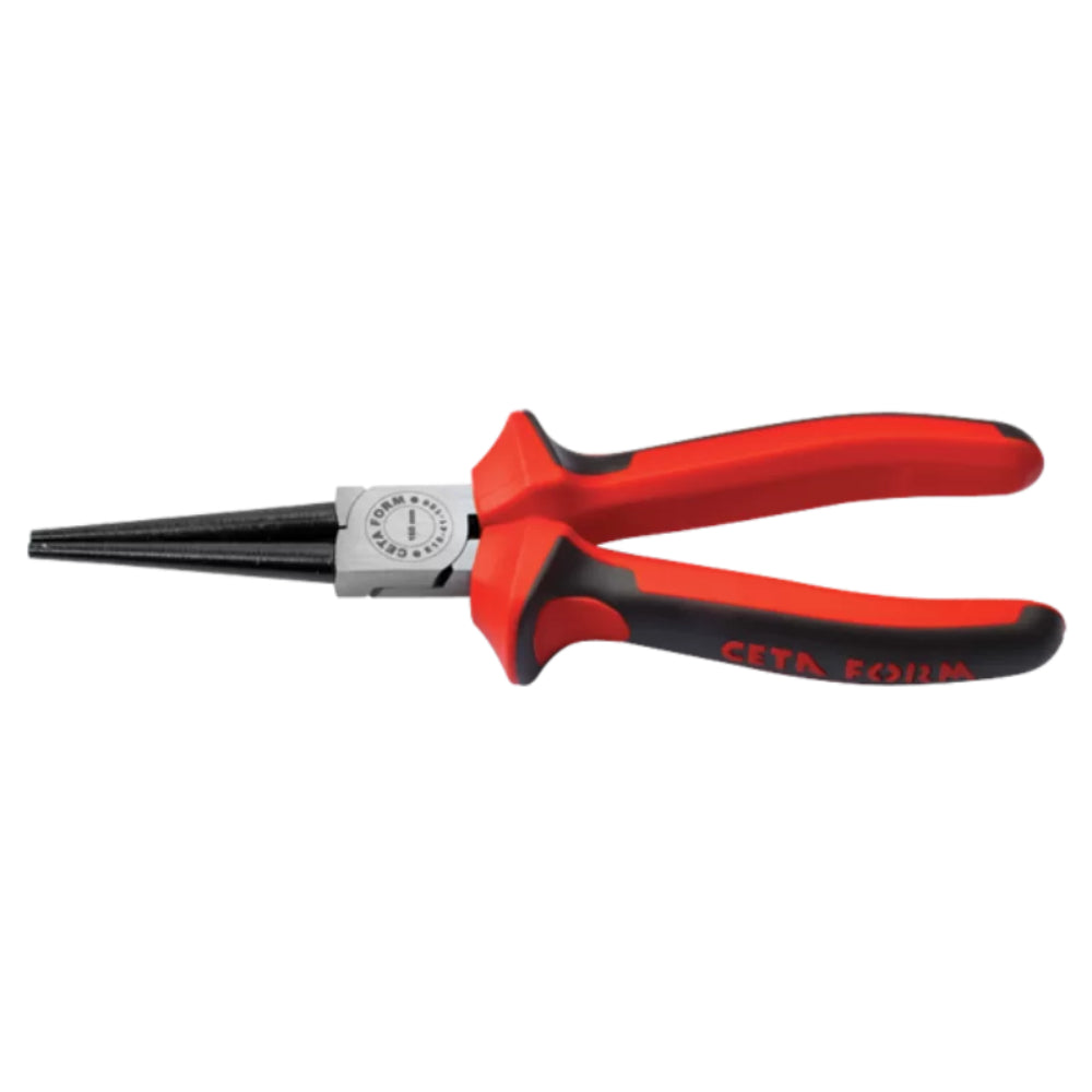 E18-41-0160 160 mm Round Nose Pliers ( Polished Finish / DuoTech Handles )