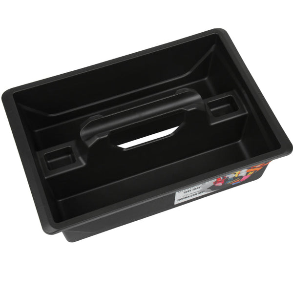 رف بلاستيك مفتوح بيد 16 بوصة لون اسود مقاس 280×420×130 مم ماركة مانو صناعة تركي