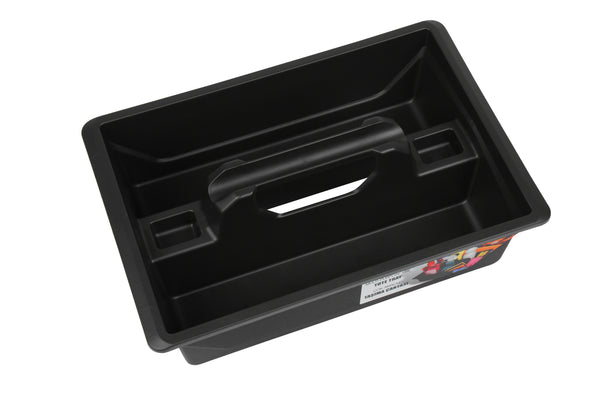 رف بلاستيك مفتوح بيد 16 بوصة لون اسود مقاس 280×420×130 مم ماركة مانو صناعة تركي