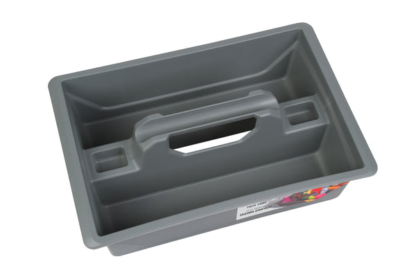 رف بلاستيك مفتوح بيد 16 بوصة لون رصاصي مقاس 280×420×130 مم ماركة مانو صناعة تركي