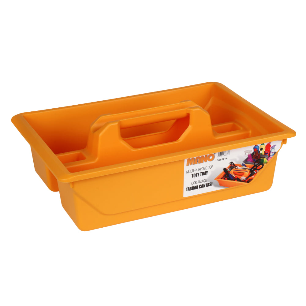 رف بلاستيك مفتوح بيد 20 بوصة الوان مقاس 510×380×225 مم ماركة مانو صناعة تركي