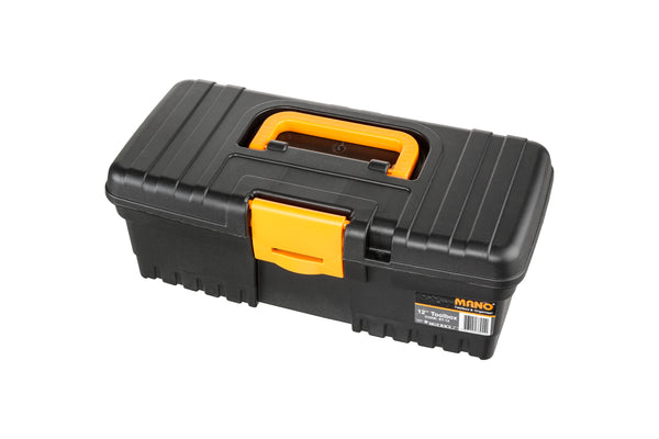 شنطة عدة بلاستيك اقتصادي 12 بوصة مقاس 360×155×110 مم ماركة مانو صناعة تركي