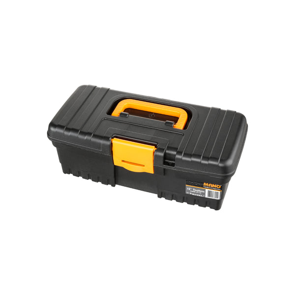 شنطة عدة بلاستيك اقتصادي 12 بوصة مقاس 360×155×110 مم ماركة مانو صناعة تركي