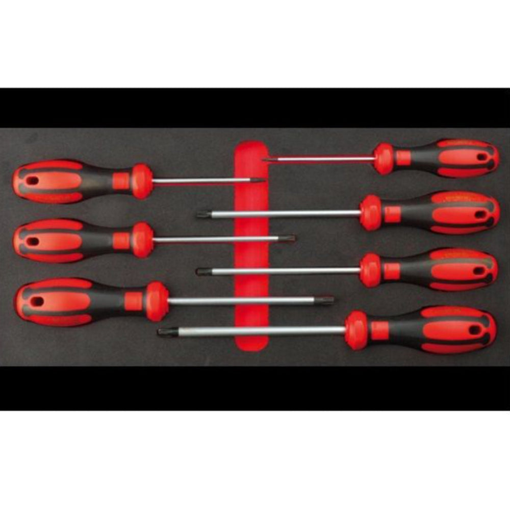 F99-E0706  7 Piece C-PLUS TORX Tamper Proof Screwdriver Set ( in EVA)