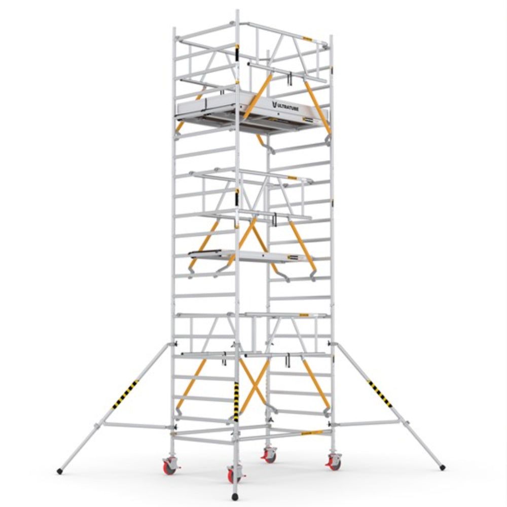 ULN505_SD_(180) UltraTUBE_LN_SD_(180) - PROFESSIONAL ALUMINIUM SCAFFOLDINGS EN 1004 Platform H.   5.05 m.   7.05 m. Working Height  Aluminium Scaffolding