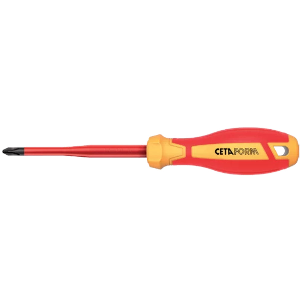 G02S-002-100X  C-PLUS Slimline 1000V Phillips Screwdriver - PH2x100 mm / Display Carded