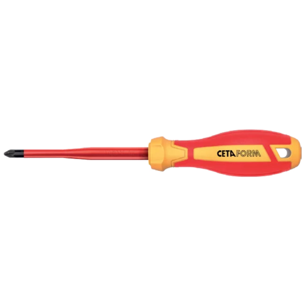 G03S-002-100  C-PLUS Slimline 1000V Pozidriv Screwdriver - PZ2x100 mm