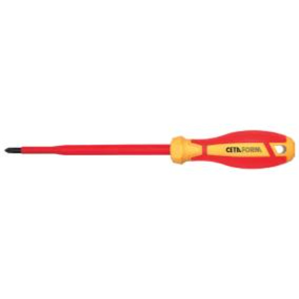 G03-002-150X  C-PLUS 1000V Pozidriv Screwdriver  ( VDE ) - PZ2x150 mm / Display Carded