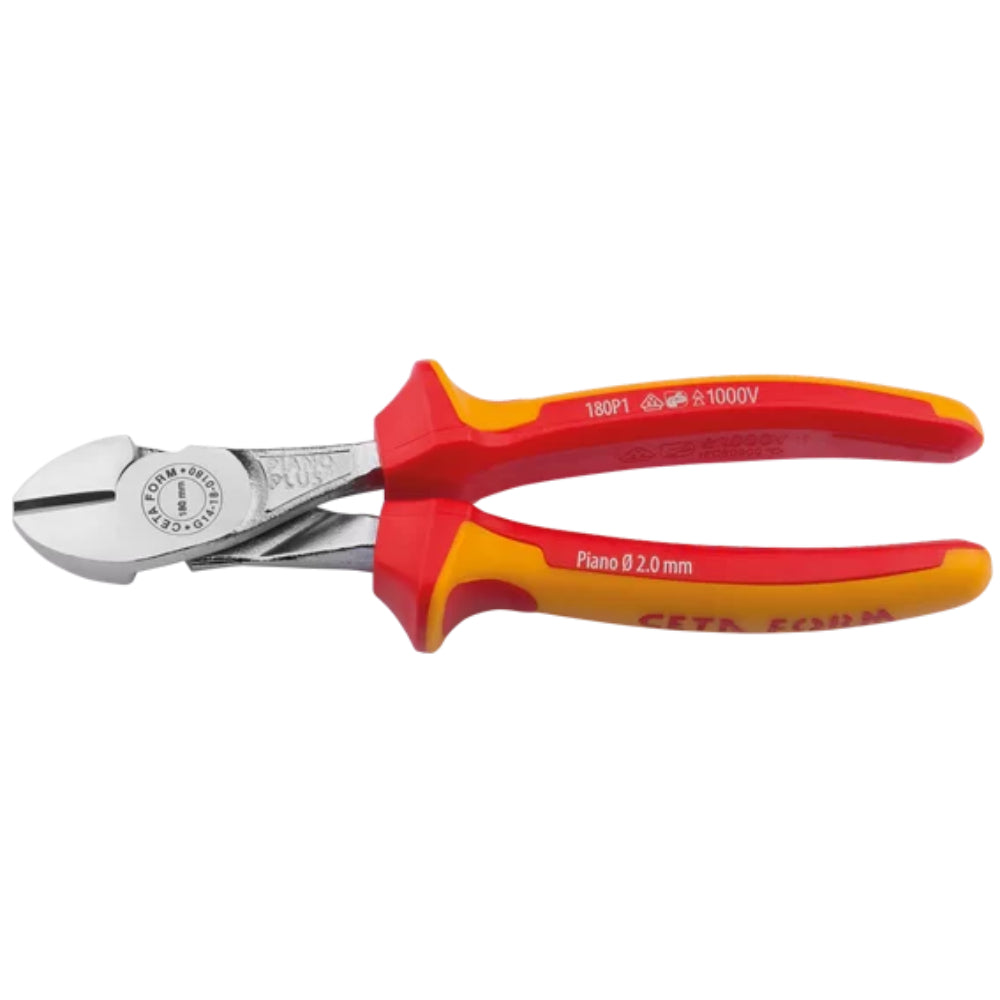 G14-18-0180 180 mm 1000V Power Diagonal Cutter - Chrome Finish ( VDE )