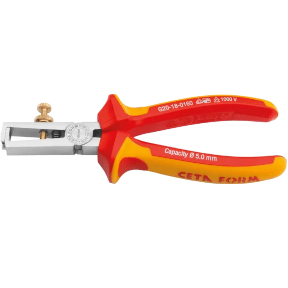 160 mm 1000V Wire Stripping Pliers (VDE)  G20-18-0160