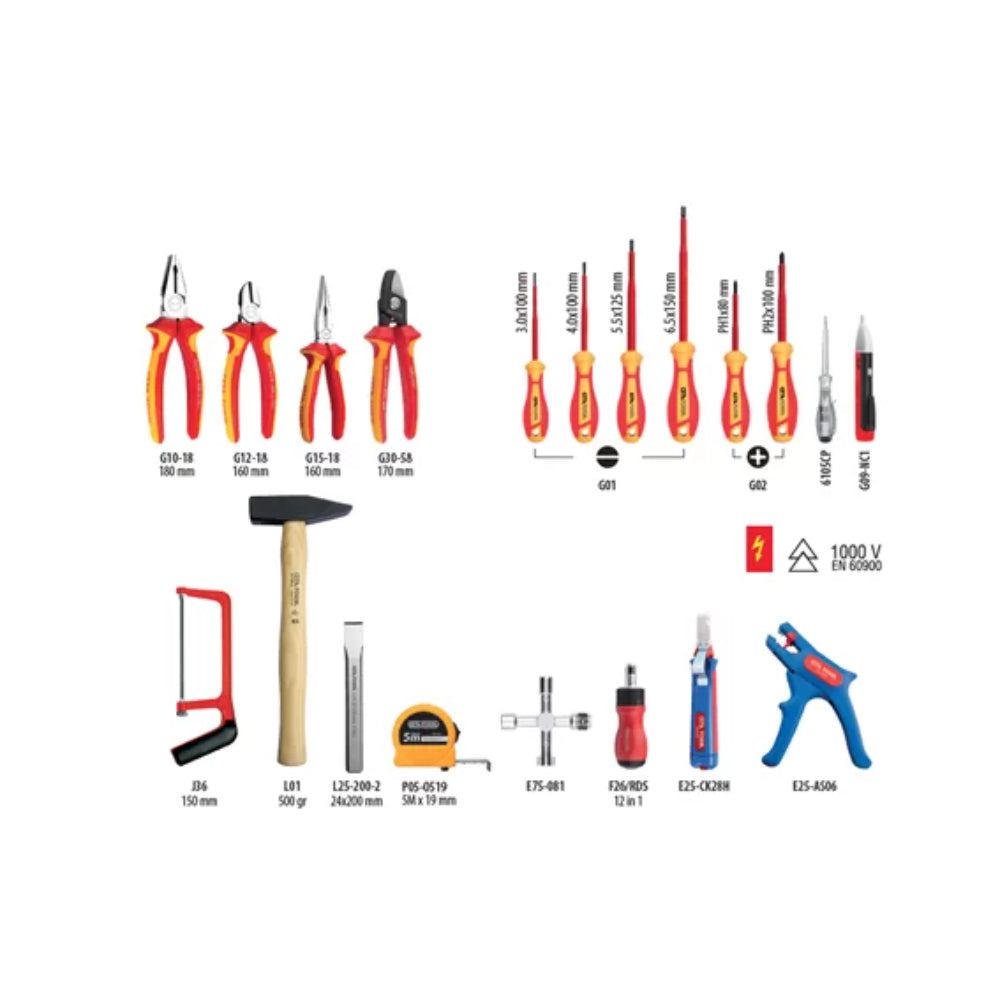 G99-0431  31 Piece Electricians Tool Set