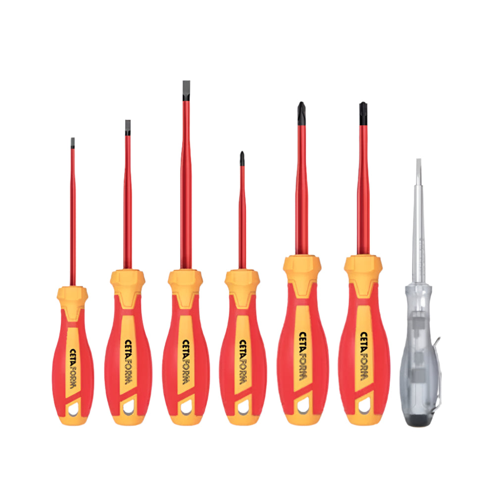 G99-701S  7 Piece C-PLUS Slimline 1000V Screwdriver Set - Slot/PH