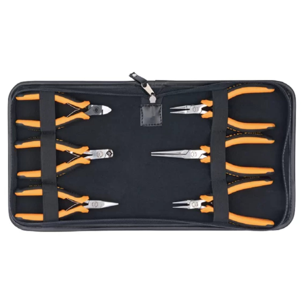H20-W06  6 Piece C-TRONIC Electronics Pliers Set ( in Vinyl Wallet )