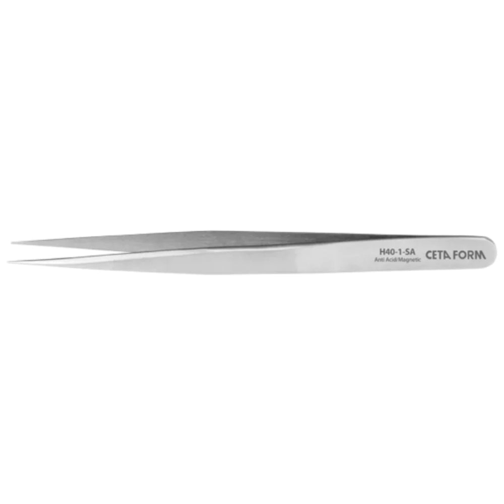 H40-3C-SA  Pointed Tweezers-Thin ( Straight ) - 110 mm
